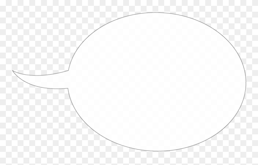 Weiße Sprechblase - Circle Clipart