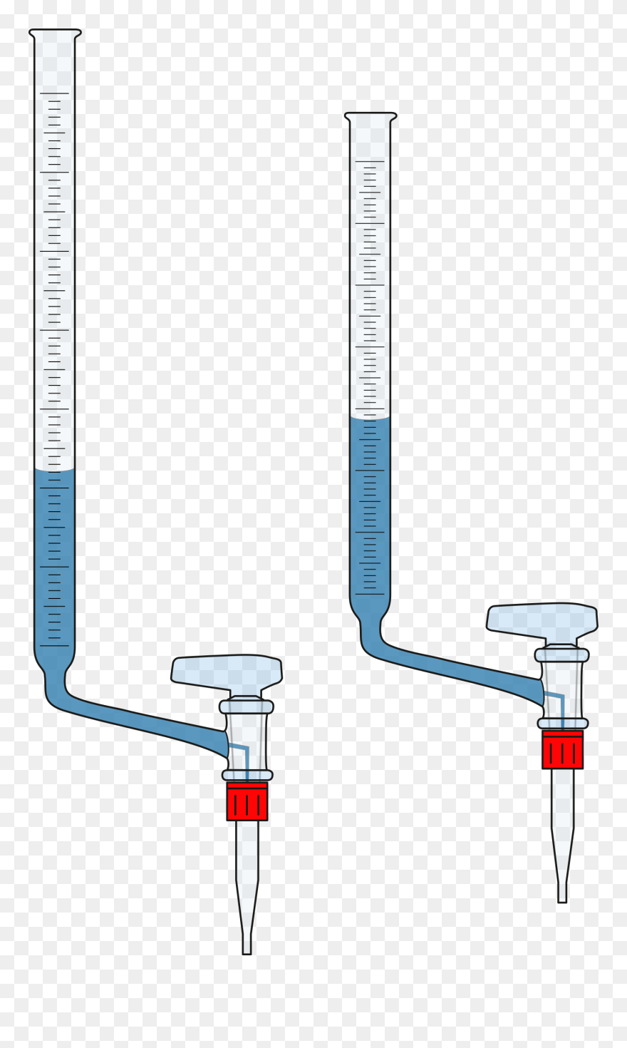 Bürette Mit Seitenhahn Clip Arts - Bürette Clipart - Png Download