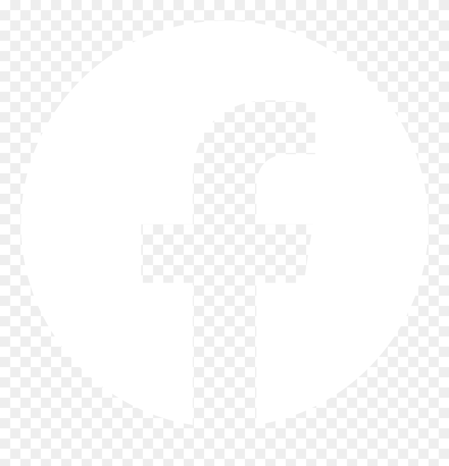 Facebook Logo 2019 White Clipart