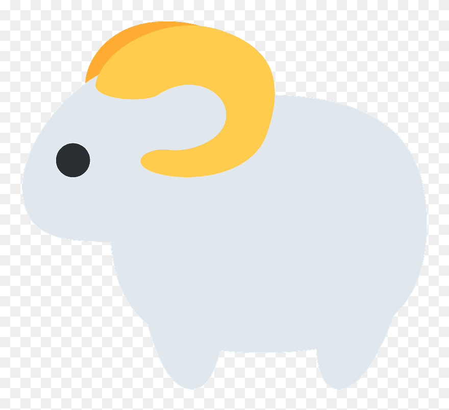 Schaf Clipart - Ios Sheep Emoji - Png Download