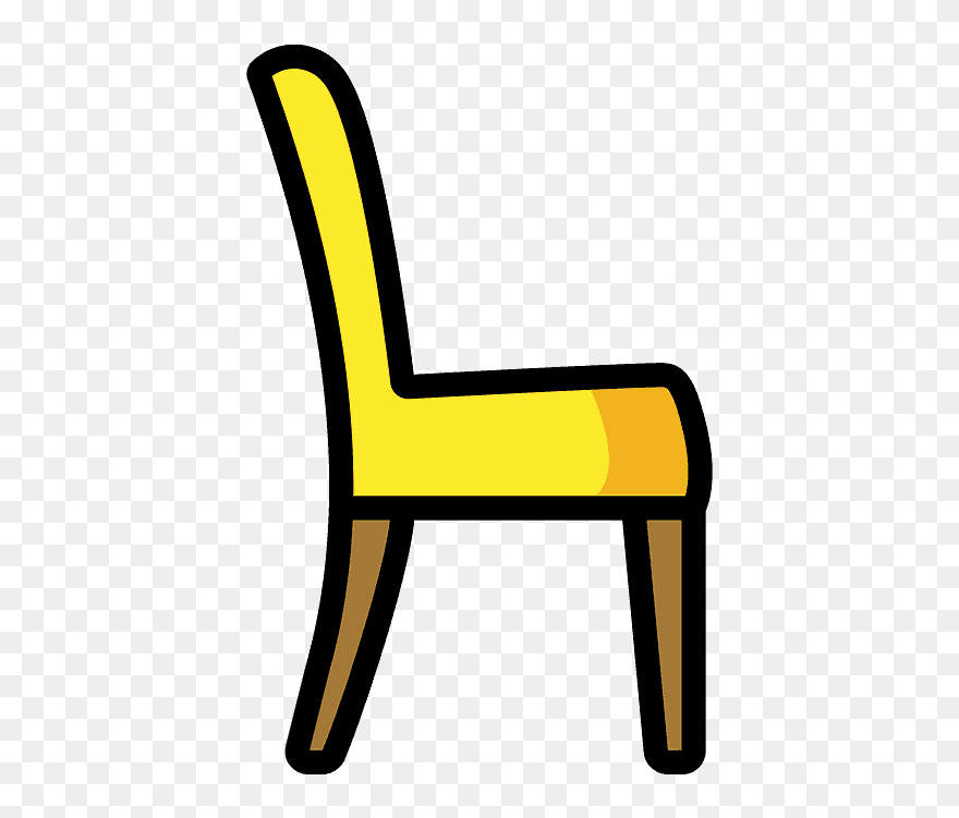 Stol Emoji Clipart - Chair Emoji - Png Download