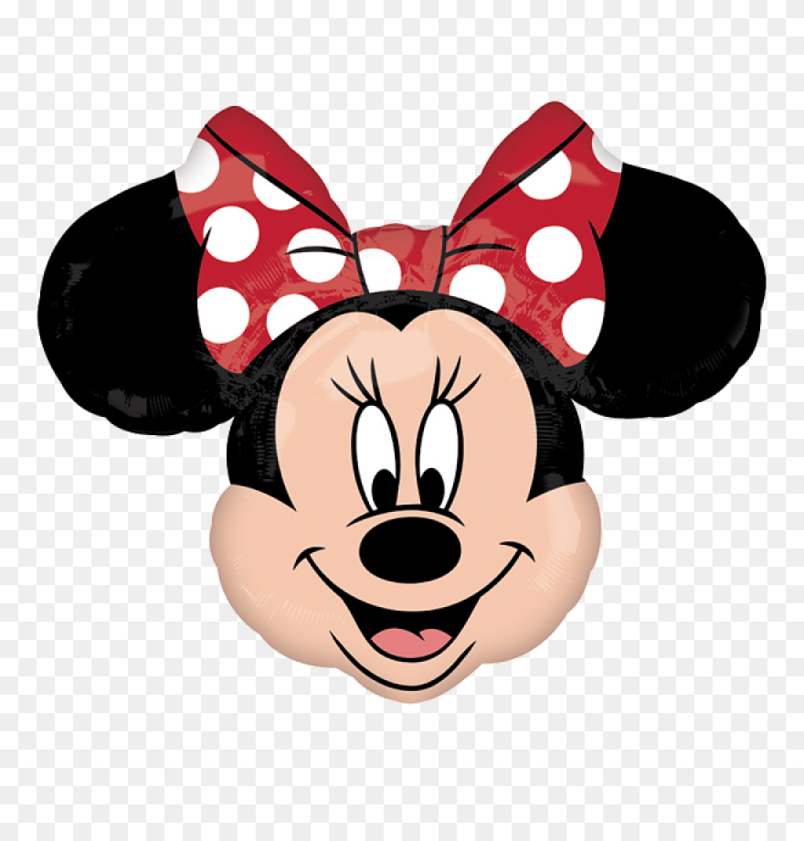 Folienballon Minnie Mouse - Minnie Mouse Head Clipart