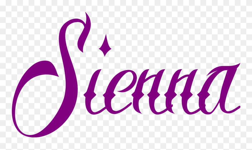 Pin Sienna Miller Hat 3 Sterne Als Tattoos Der Stars - Sienna In Cool Fonts Clipart