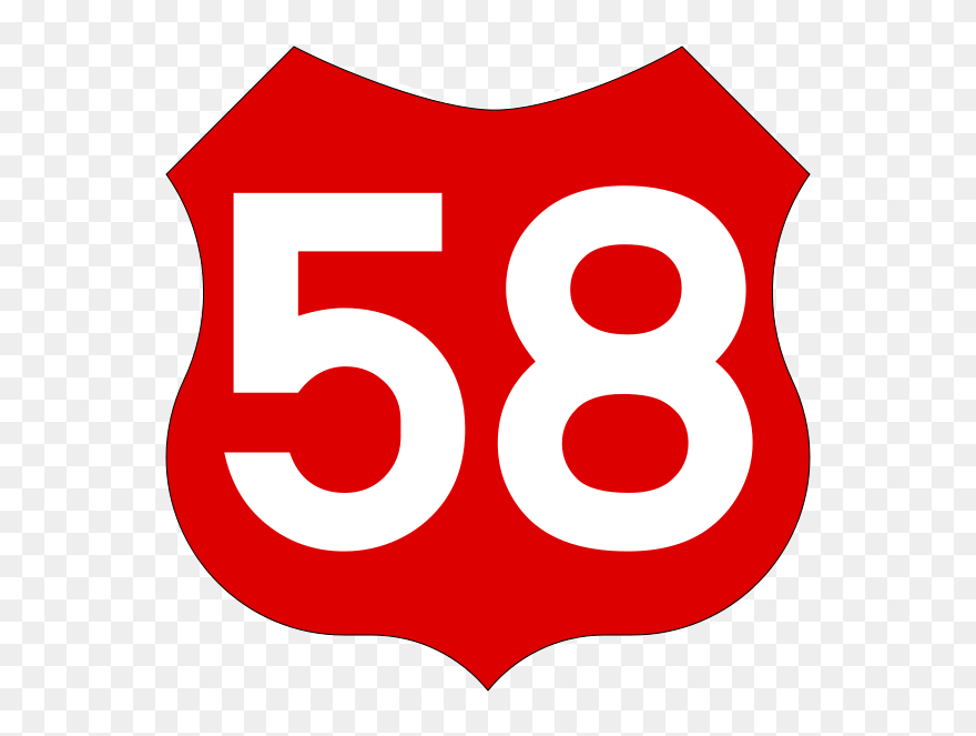 Number 58 Png Clipart