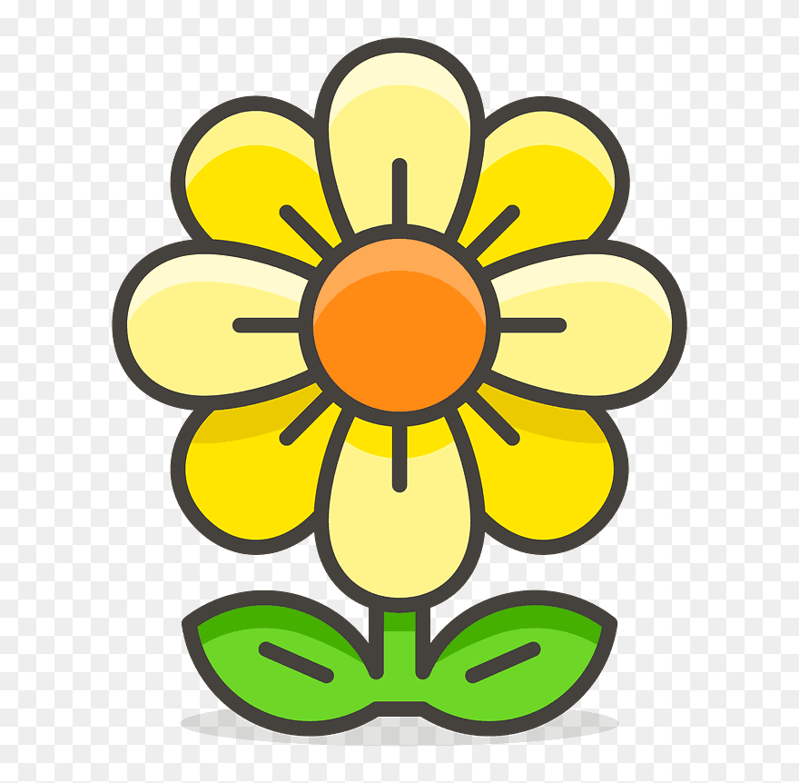 Gelbe Blüte Clipart - Vector Graphics - Png Download