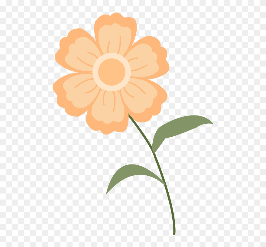 일러스트 꽃 도안 Clipart