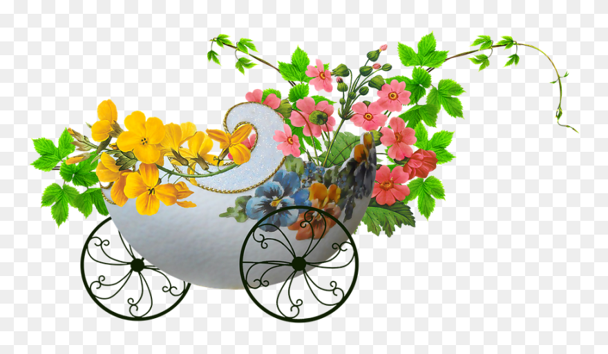 Easter Floral Png Clipart