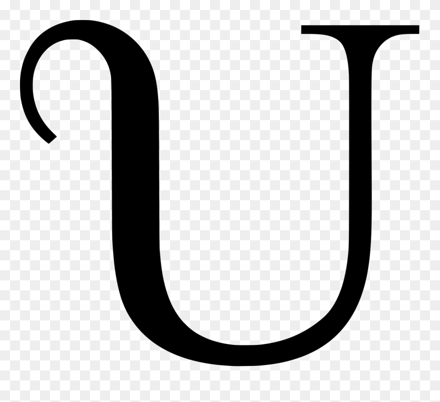 Svg Black Letter U - Latin Capital Letter U Clipart