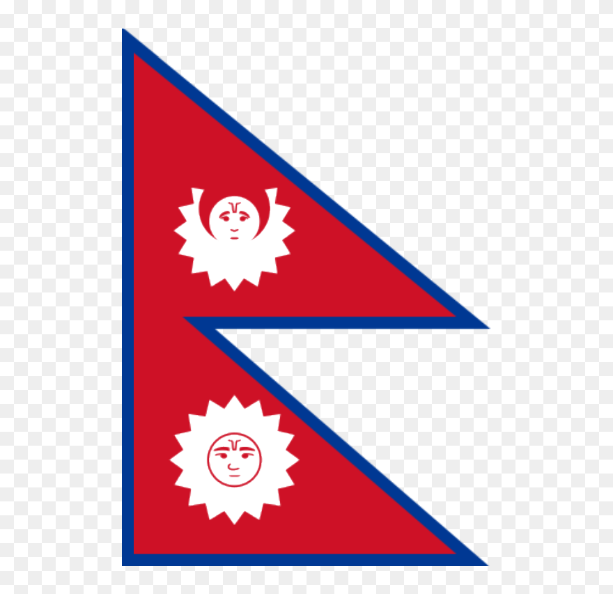 Old Flag Of Nepal Clipart