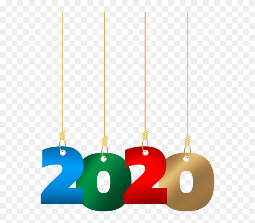 ❄️ Tube Nouvelle Année, 2020 Png New Year Clipart ❄️ - Hanging Clip Png Transparent Png