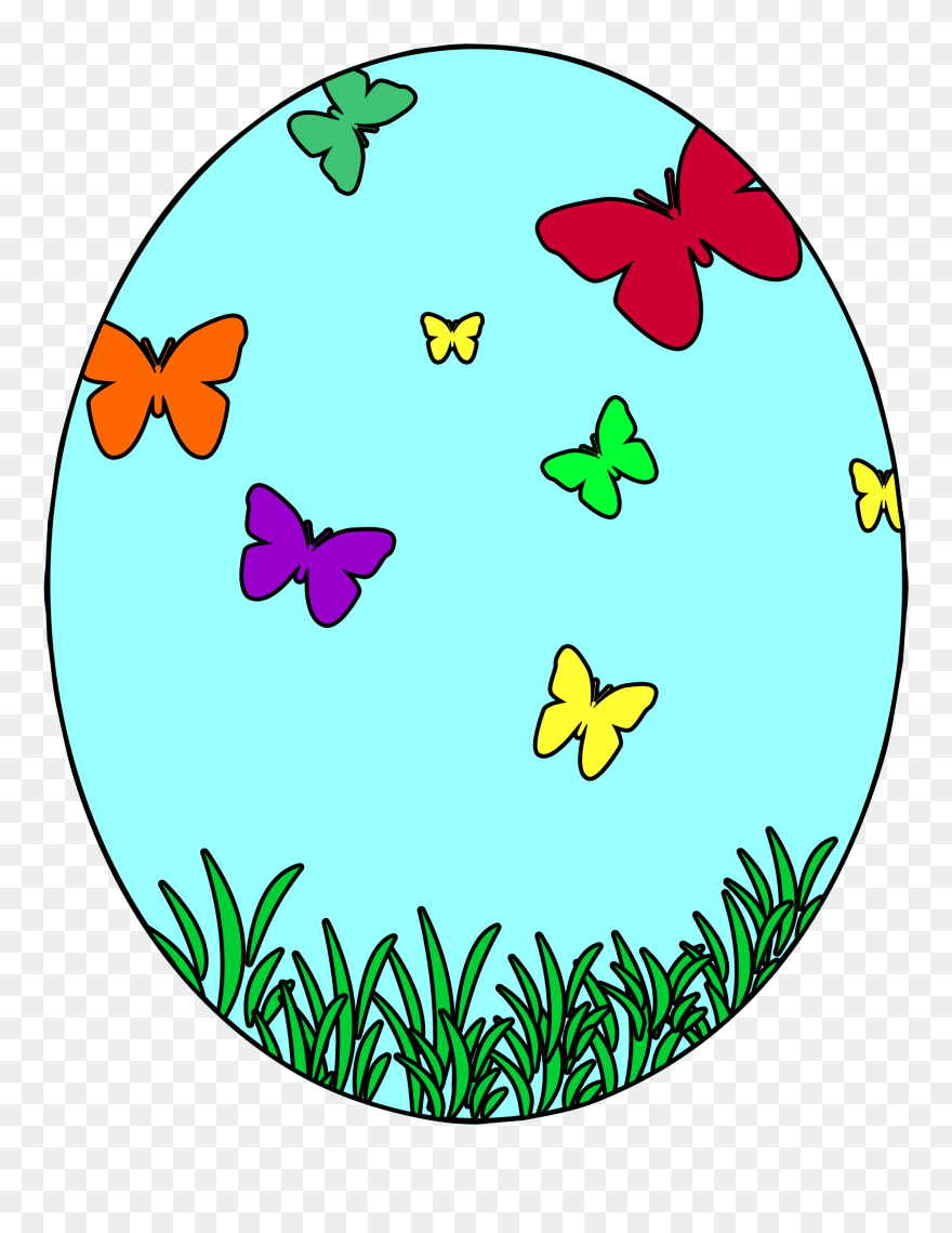 Buntes Osterei Zum Ausdrucken Clipart
