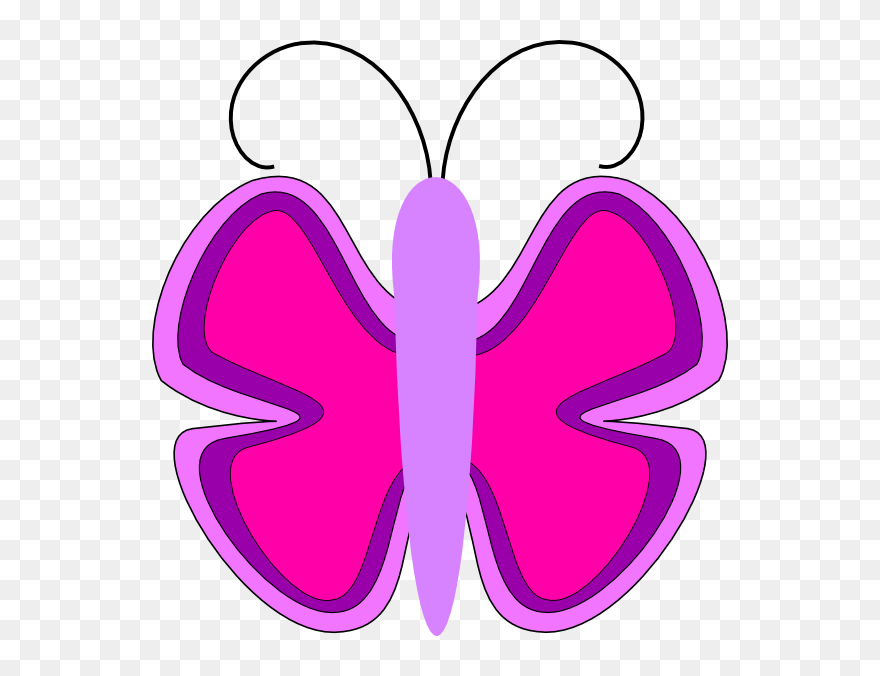 Clipart Butterfly - Photo - Png Download