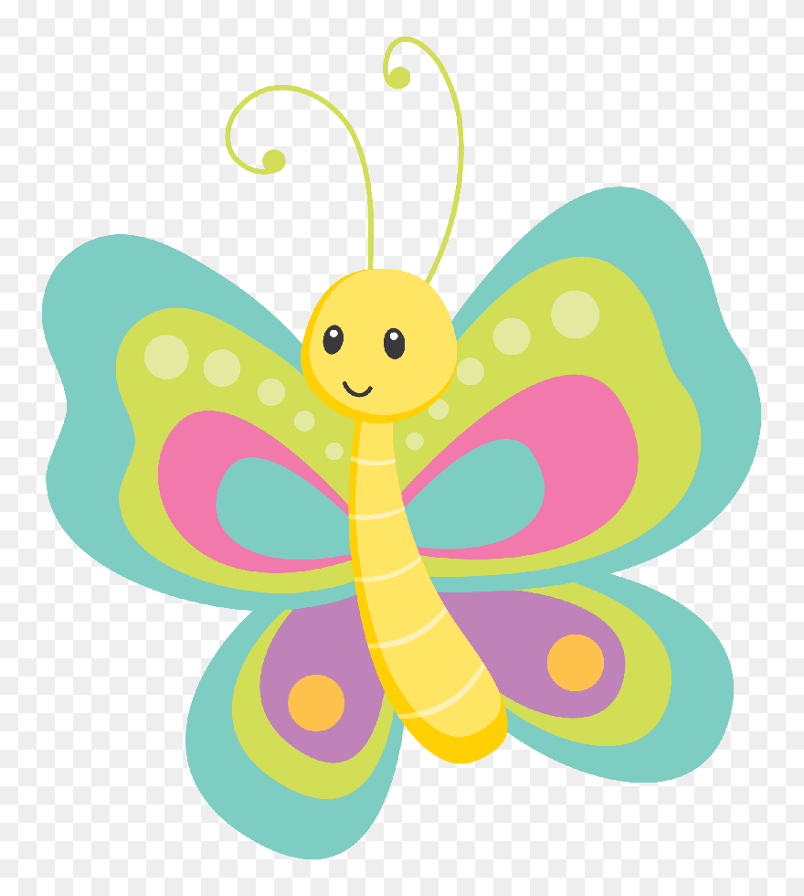 Transparent Nikolaus Clipart - Cute Butterfly Clipart - Png Download