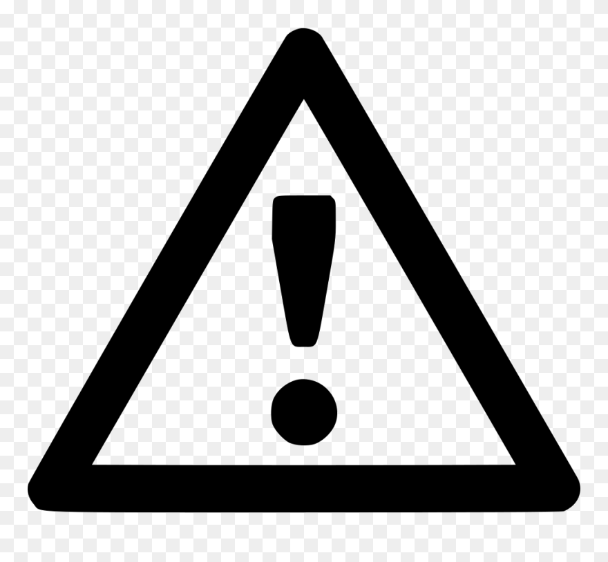 Warning Triangle Svg Png Icon Free Download - Transparent Background Warning Icon Png Clipart