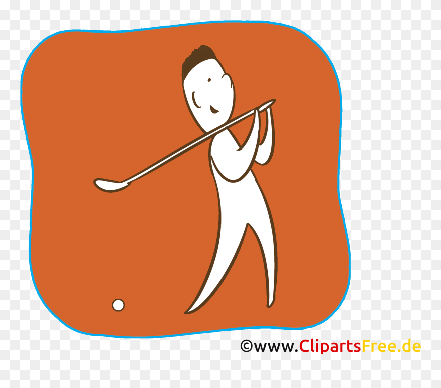 Golf Sport Ikon Clipart - Png Download