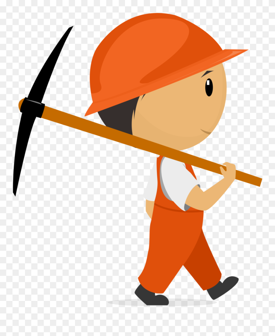 Worker - Small Cartoon Construction Worker Clipart