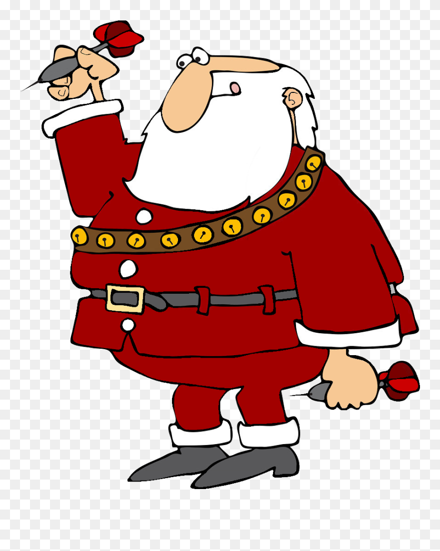 Joulupukki"
 "
 Width="111 - Santa Playing Darts Cartoon Clipart