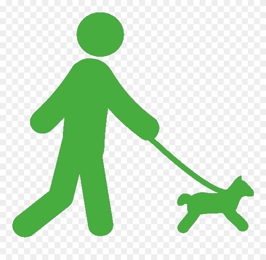 Dog Walking Pet Sitting Tennessee Walking Horse Clip - Walking Dog Symbols Transparent - Png Download