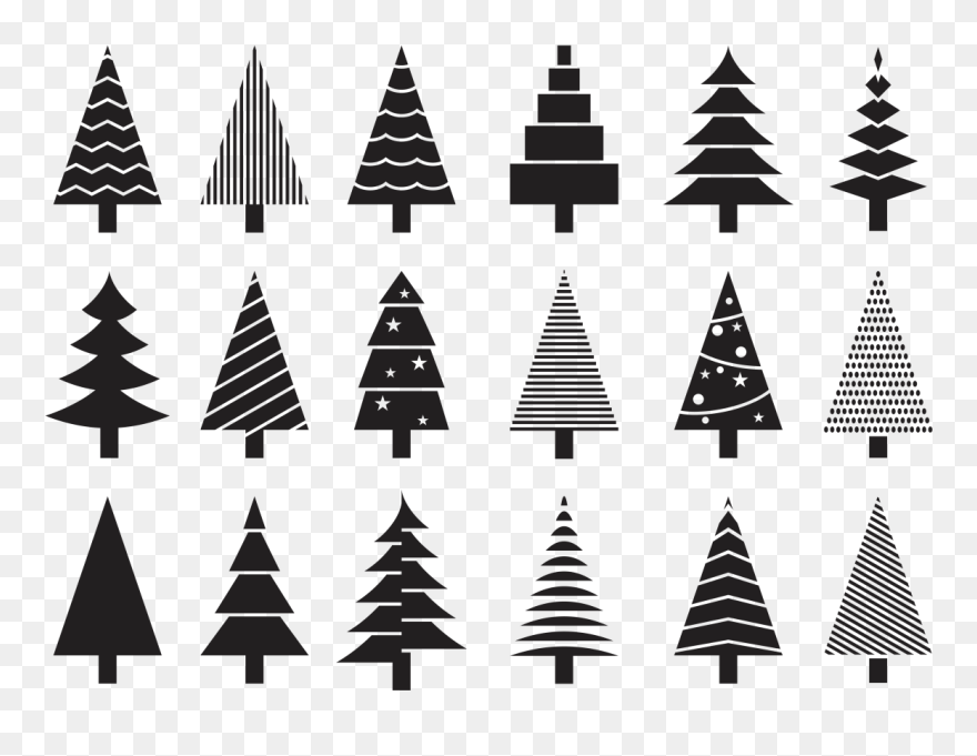 Sapin Icons Vektor - Christmas Tree Clipart