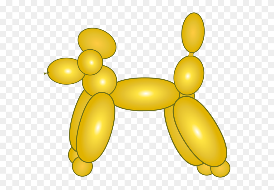 Balloon Dog Blue - Balloon Dog Clipart