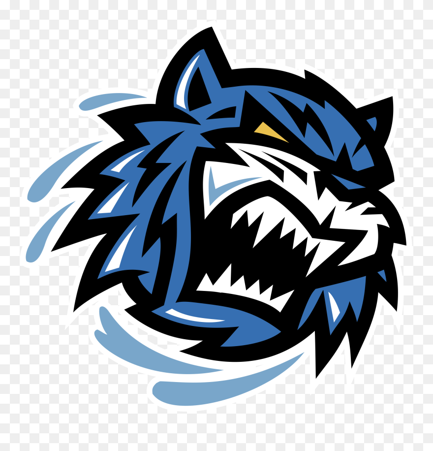 Transparent Tiger Png - Bridgeport Sound Tigers Logo Clipart