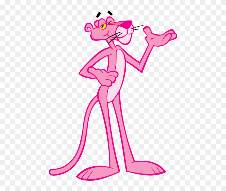 Paws Clipart Pink Panther, Paws Pink Panther Transparent - Pink Panther Clipart - Png Download