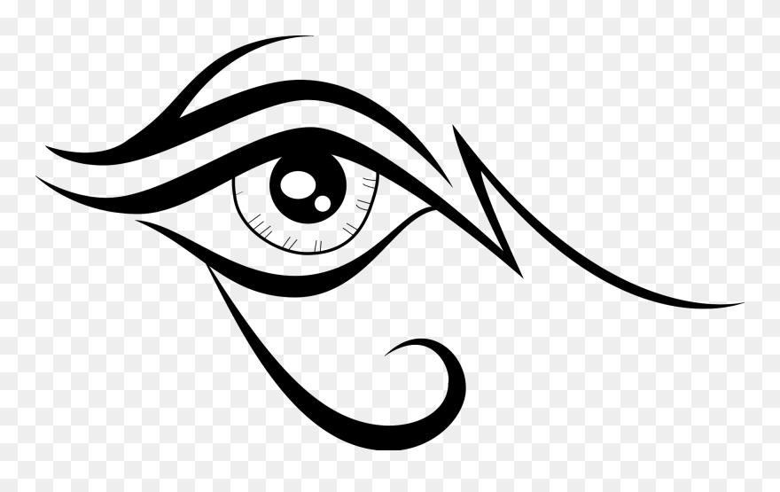 Signs Vector Portal - Eye Tribal Png Clipart