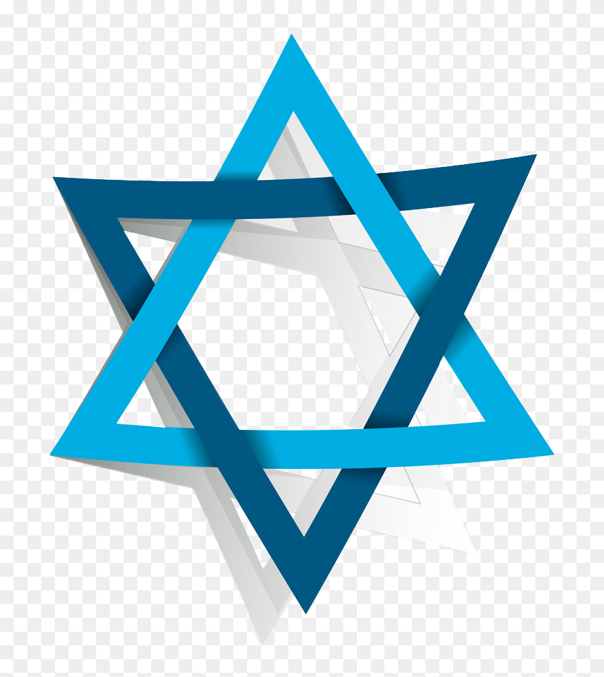 Star Of David Judaism Jewish People Clip Art - Spanish Jewish Flag - Png Download