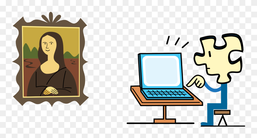 Puzzly Improving The Mona Lisa Article - Draw Mona Lisa Easy Clipart