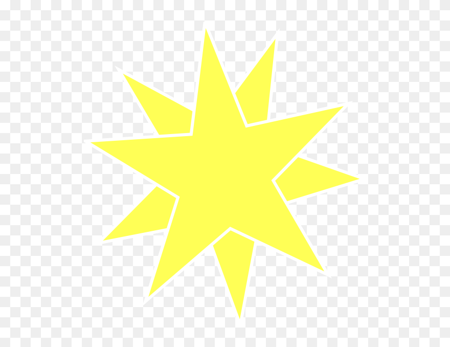 Blue Yellow Flag With Sun Clipart
