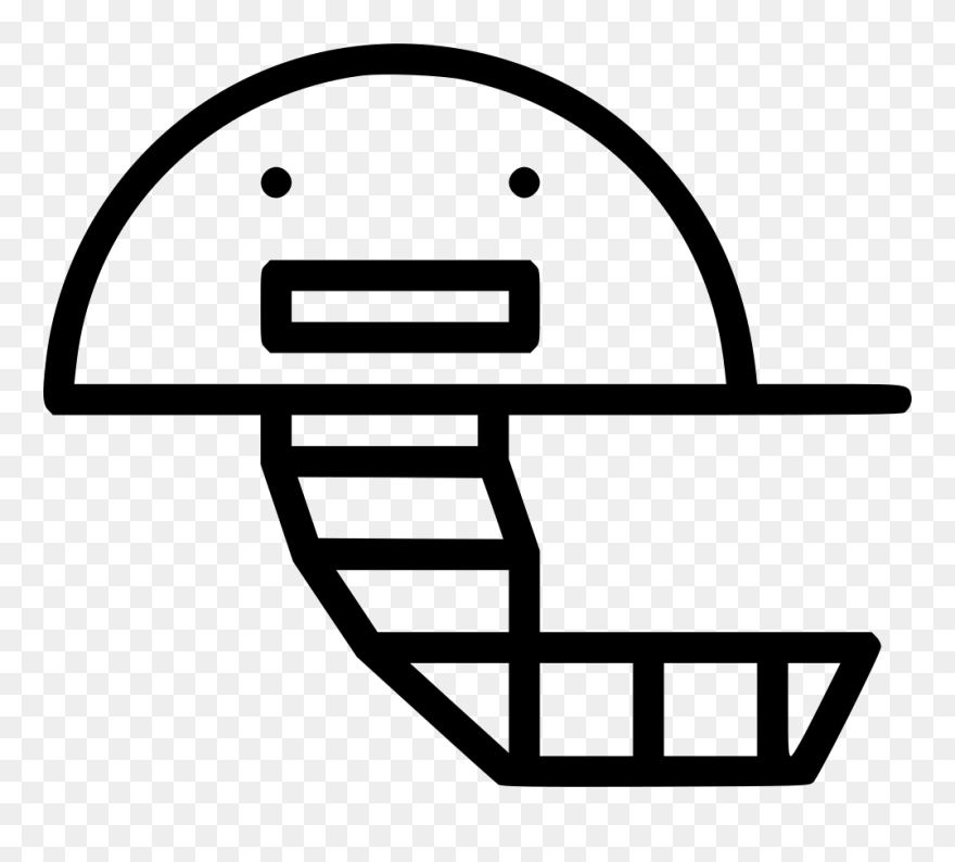 Drawing Accessory Cricket Transparent Png Clipart Free - Helmet