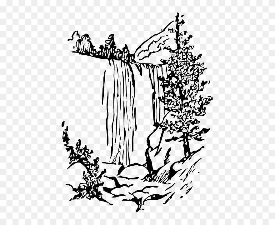 Nature Clip Art Black And White - Png Download