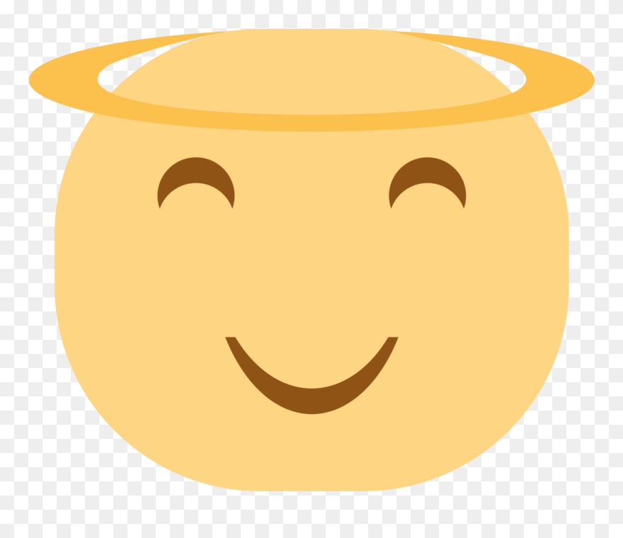 Breezeicons Emotes 22 Face Angel - Circle Clipart