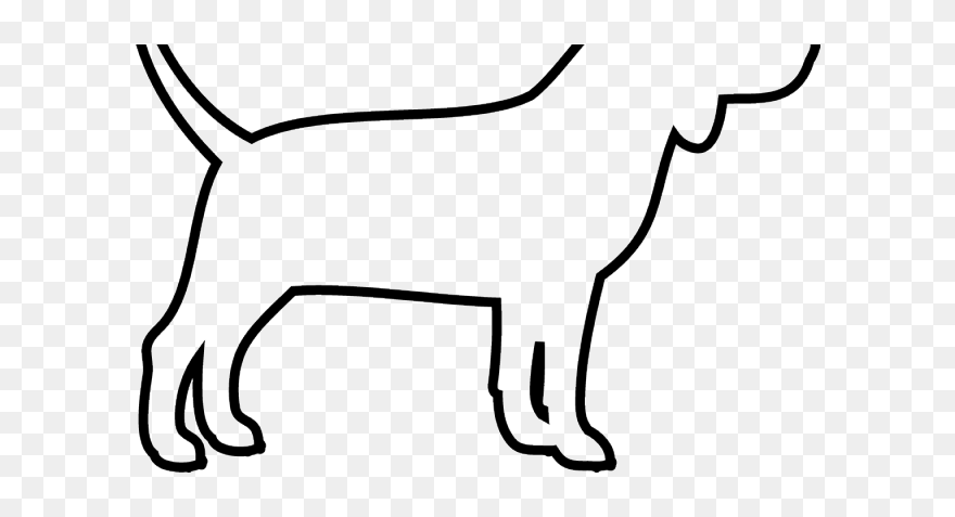 Dog Side View Drawing Clipart
