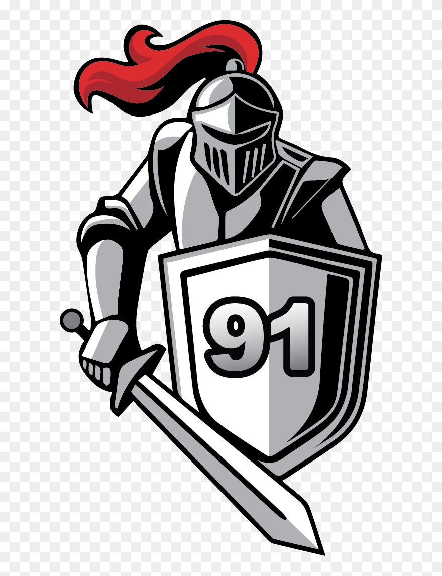 Rousseau Mcclellan School - Knight With A Shield Clipart