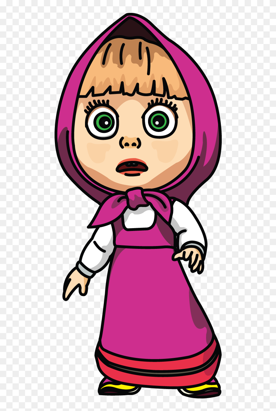 Children Will Love Today"s Tutorial - Masha And The Bear Drawing Clipart