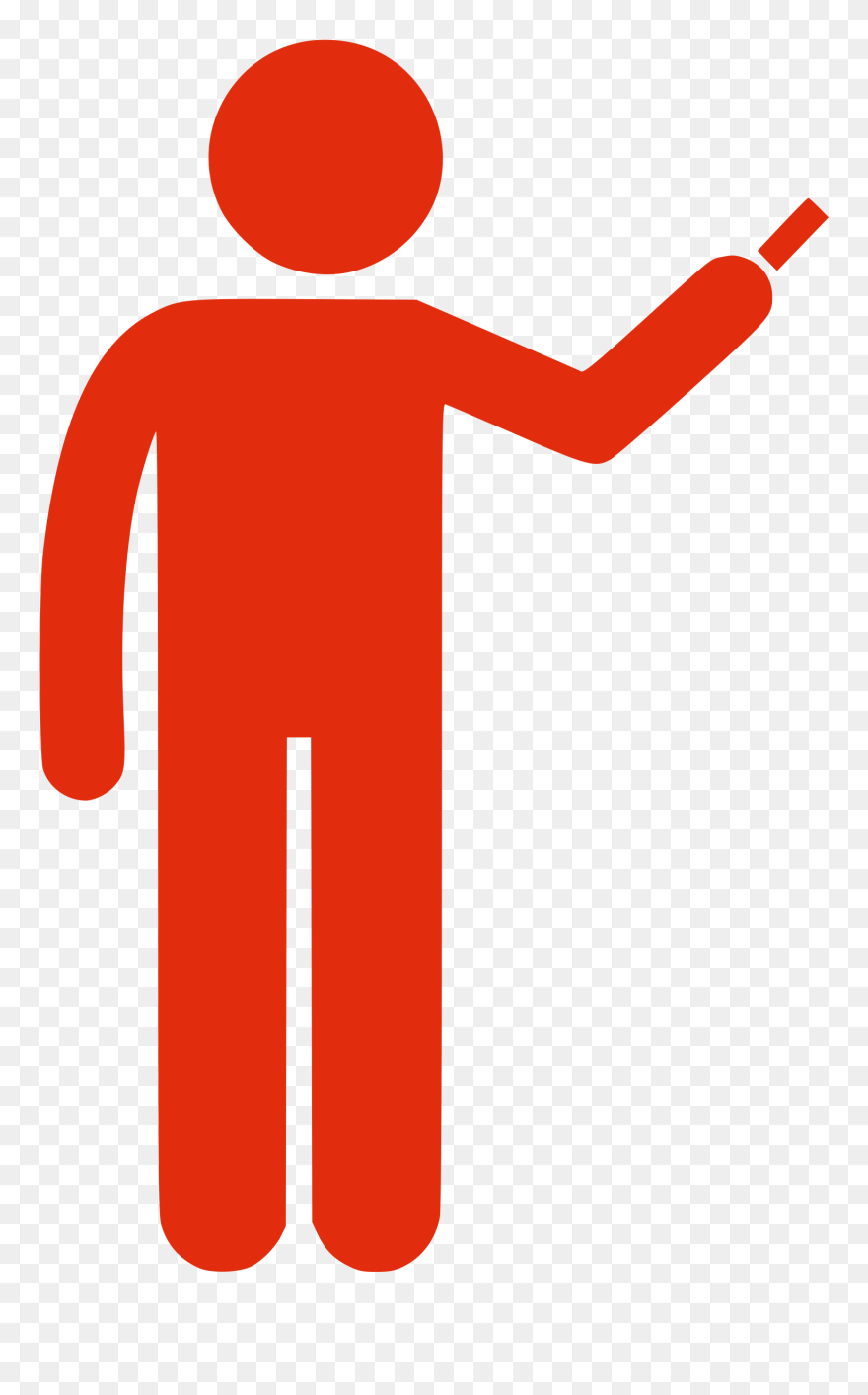 Teacher Clipart Silhouette - Png Download