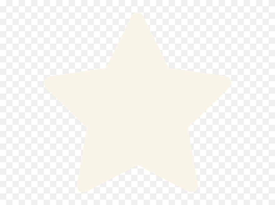White Star Icon Transparent Background Clipart