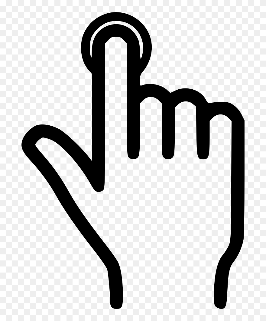 Transparent Präsentation Clipart - Hand Computer Symbol - Png Download
