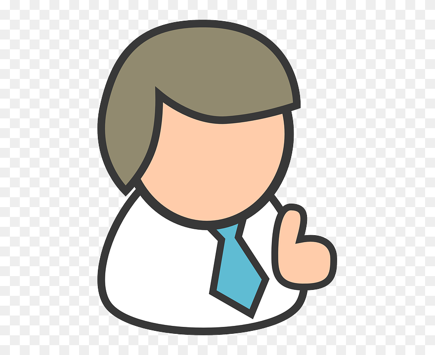 Brown, Blue, Office, People, Male, White, Hair, Tie - I M Just Telling The Truth Clipart