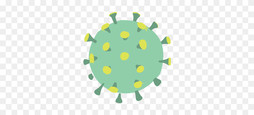 Virus Cell Icon - Illustration Clipart