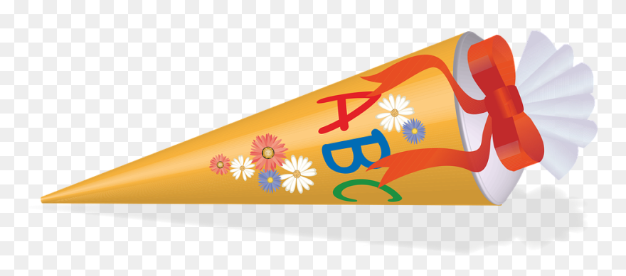 Transparent Schultüte Clipart - Graphic Design - Png Download