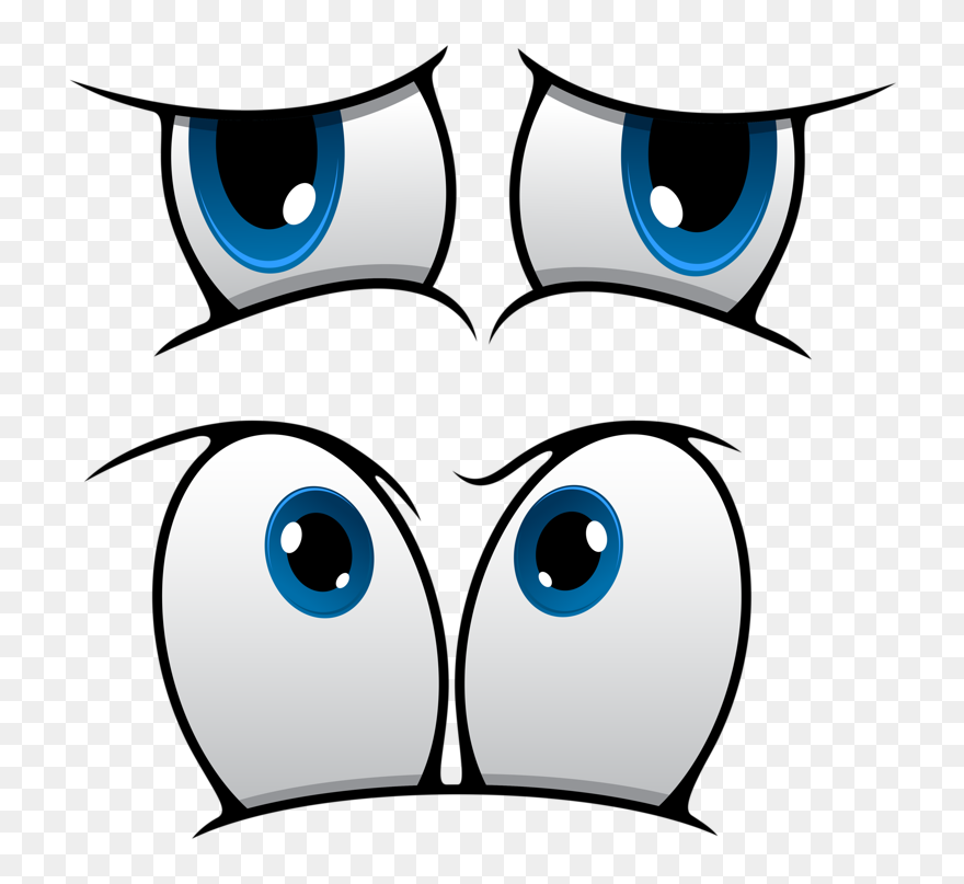 Cartoon Elephant Eyes Clipart