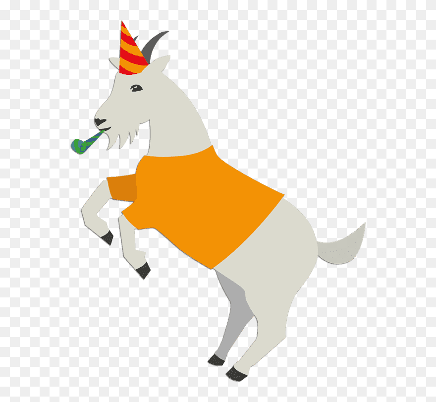 Die Mountgoat® Ziege Ist Immer Bereit Für Eine Lustige - Illustration Clipart