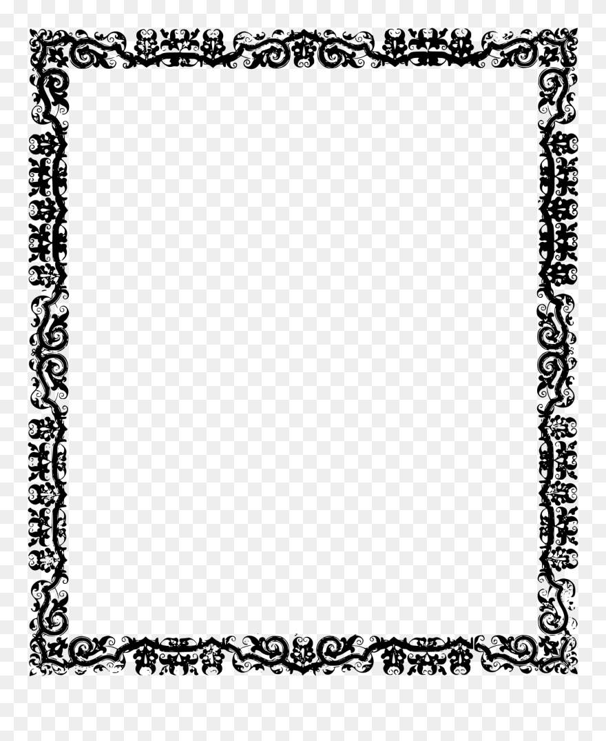 Green Border Design Background Clipart