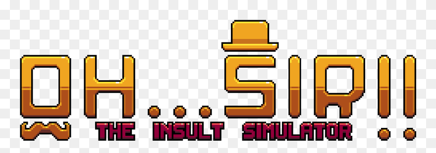 Oh Sir The Insult Simulator Logo Clipart