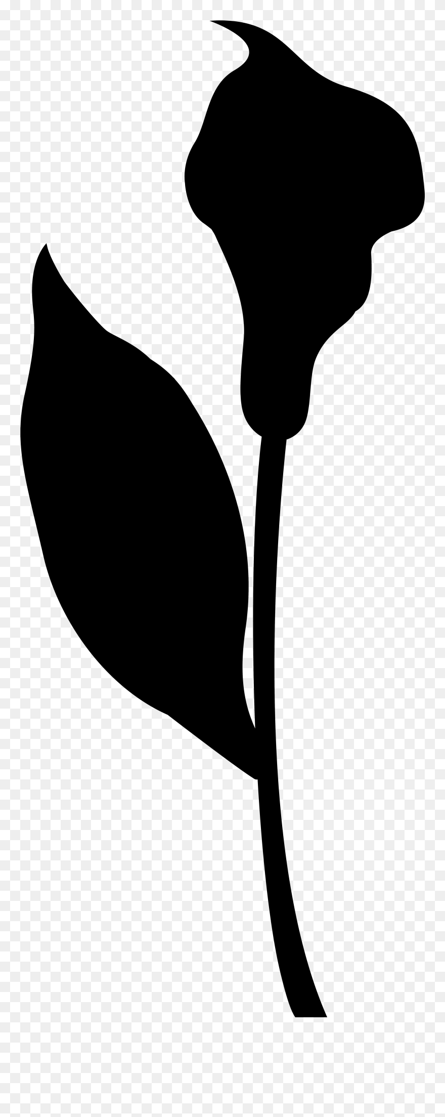 Leaf Clip Art Silhouette Line Neck - Png Download