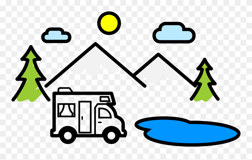 Wohnwagenverleih Oberlausitz - Camping Clipart