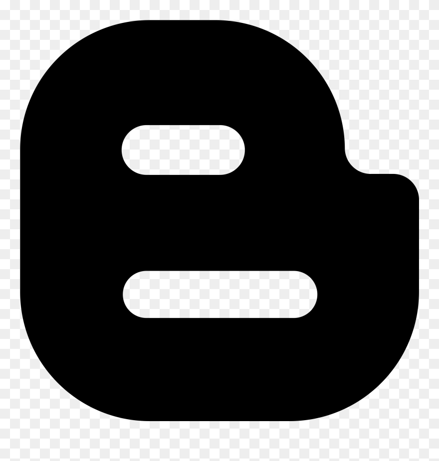 Glyph Icon Page - Blogger Icon Png Clipart