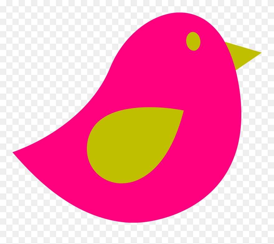 Pink And Green Bird Clipart Png - Pink And Green Bird Clipart Transparent Png